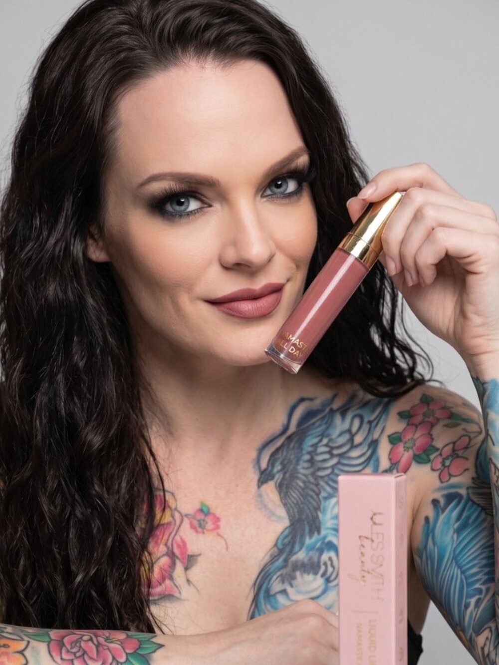 Jules Smith Beauty ✦ Liquid Lipstick Namaste All Day ✦ Mauve Pink 0.26oz NWT